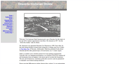 Desktop Screenshot of oneontahistorian.com