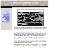 Tablet Screenshot of oneontahistorian.com